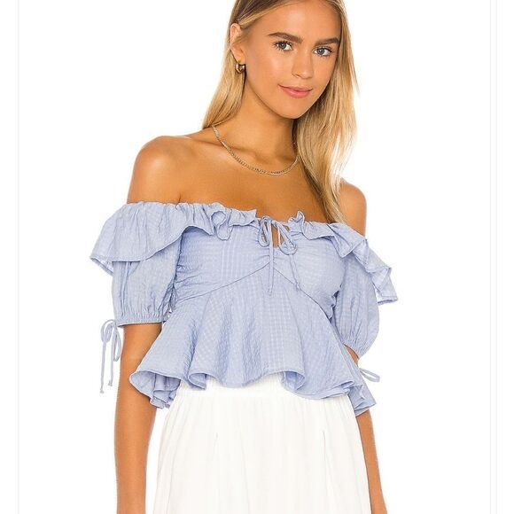 Tularosa Maggie Top in Blue | SZ M - Picture 1 of 12